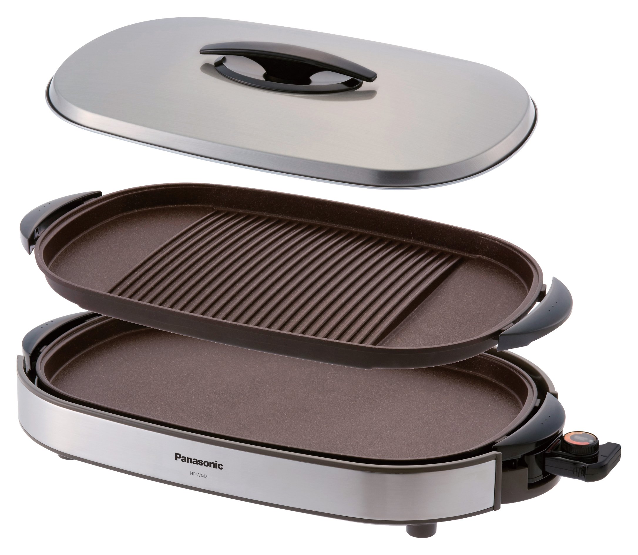 Amazon | パナソニック ホットプレート シルバー NF-WM2-S