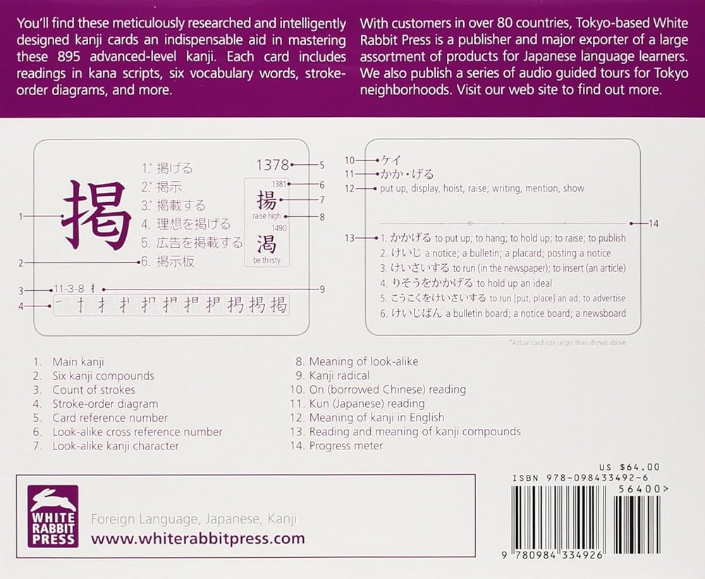 Japanese Kanji Flashcards, Series 2 Volume 3 (English and Japanese