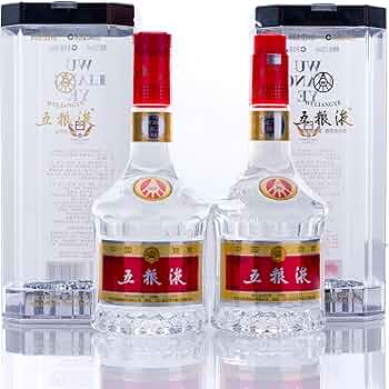 Amazon.co.jp: 五粮液 2本 500ml アルコール52度 箱付 中国酒 白酒 濃
