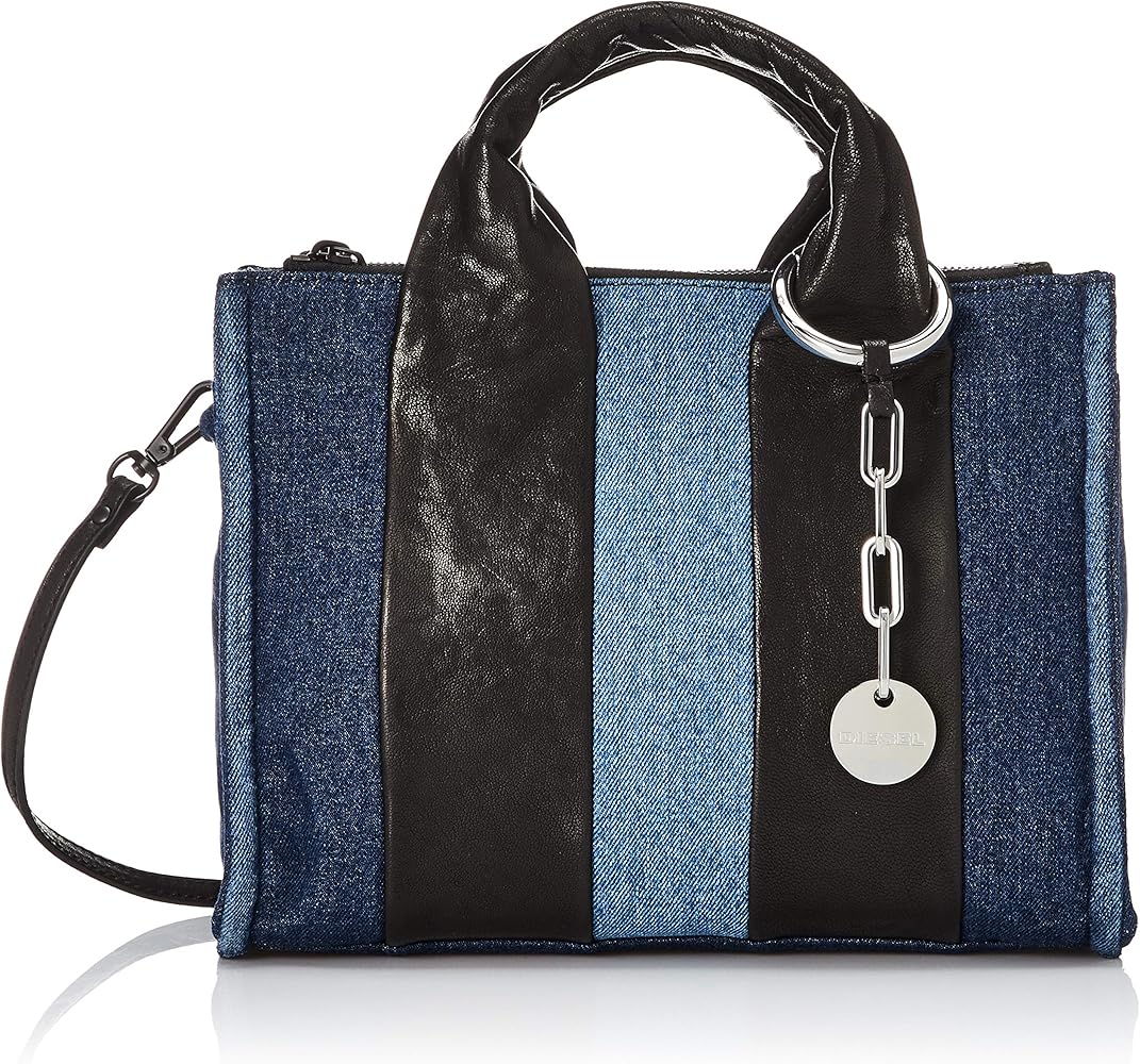 Amazon | (ディーゼル) レディース ウォッシュドデニムMIX トート