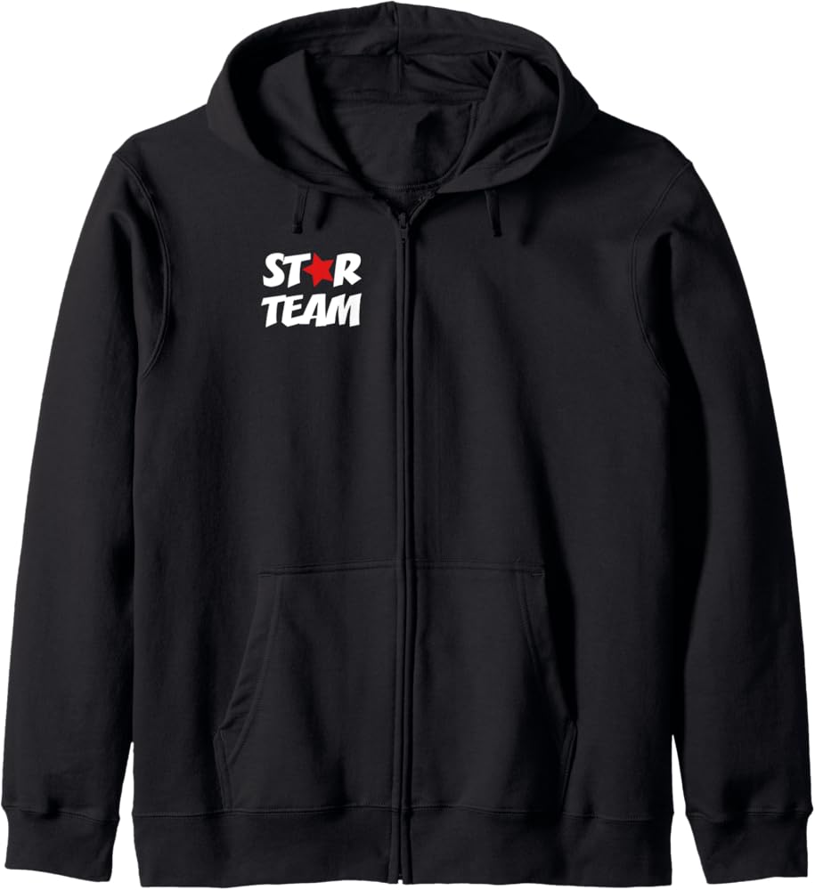 Amazon | スターチーム ジップパーカー | オリジナルプリント 通販