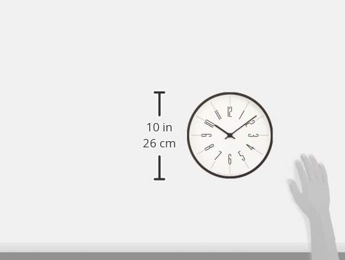 Amazon.co.jp: レムノス 電波時計 アナログ 時計台の時計 Arabic KK13