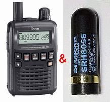 Amazon | IC-R6 エアーバンドスペシャル＆SRH805S ミニアンテナ セット