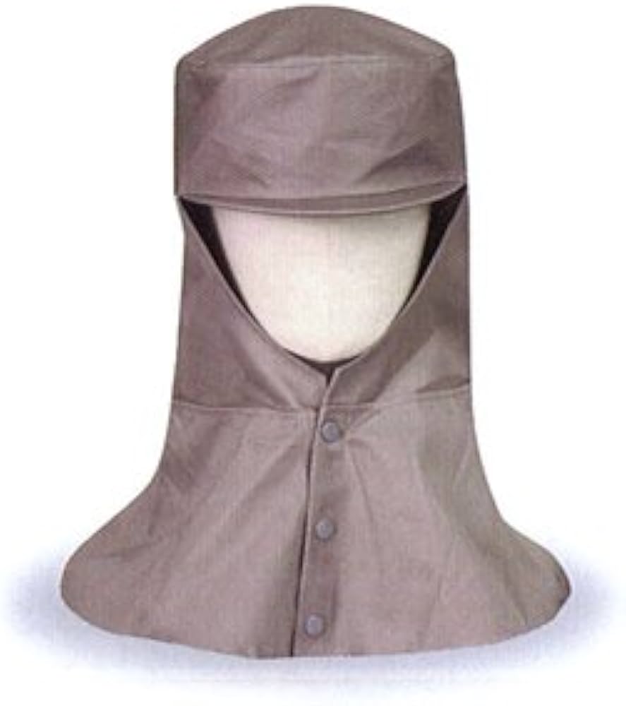 Amazon | 【綿製品】 溶接頭巾（グレー） NC-02 サイズ：フリー 【NB