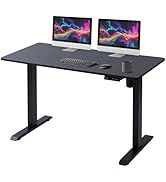 Amazon.co.jp: 山善(YAMAZEN) 昇降デスク 電動 一枚板 昇降式