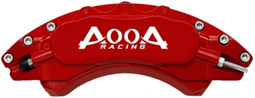 Amazon.co.jp: AOOAカーブレーキレッドキャリパーカバーは、さまざまな