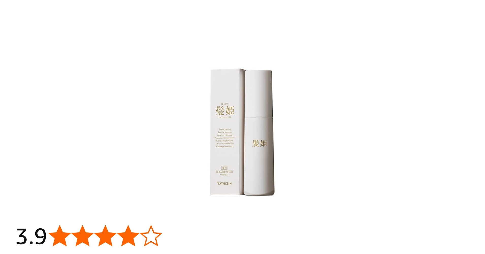 Amazon | バスクリン 薬用 発毛促進 育毛剤 髪姫 医薬部外品 女性用