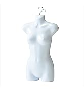 Amazon.co.jp: 婦人前面ハーフトルソー(つや消しタイプ) 腕無し 白 1台