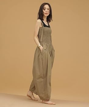 Amazon | [ナノ・ユニバース] LB.03/シャーリングバレルオーバーオール