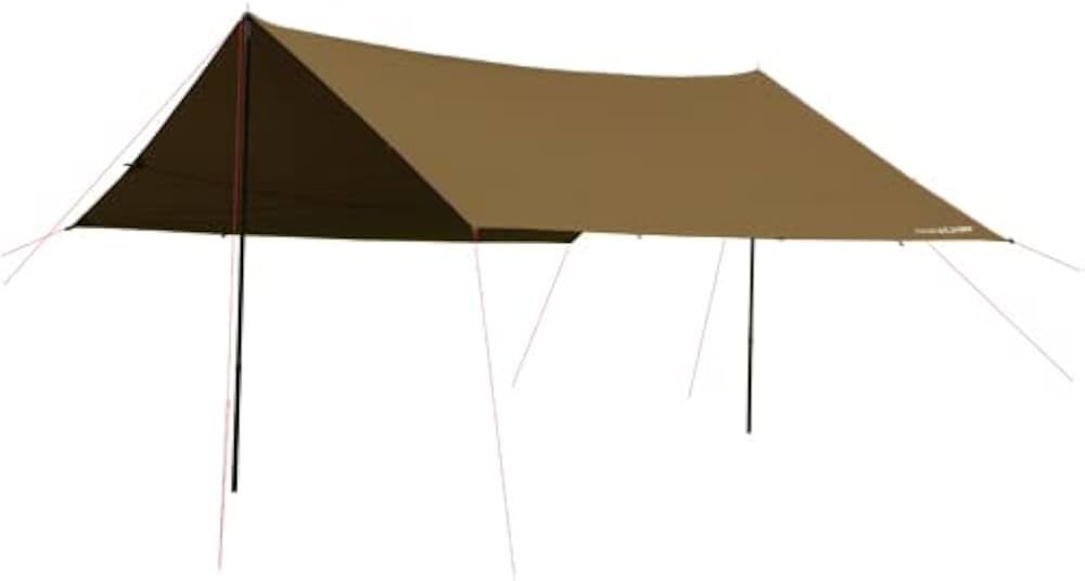 Amazon | [クイックキャンプ] ポリコットン レクタタープ サンド