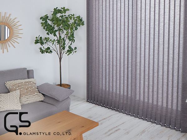 Amazon.co.jp: グラムスタイル 縦型ブラインド バトン式 非遮光