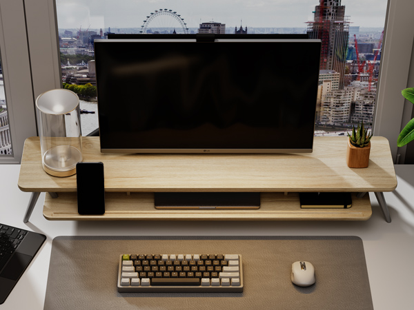 Amazon.co.jp: Fenge モニター台 卓上 机上台パソコン台 机上ラック