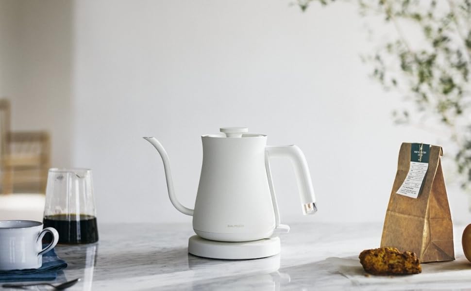 Amazon | バルミューダ BALMUDA The Pot KPT01JP-WH 電気ケトル