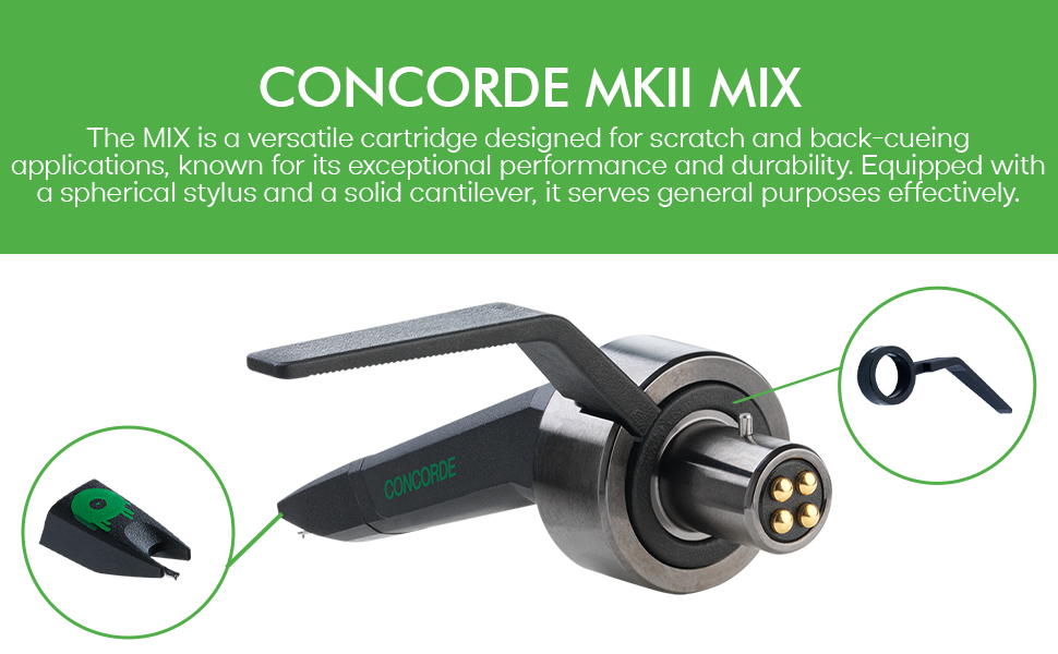 Amazon.com: Ortofon Concorde MkII Mix CC Single DJ Cartridges