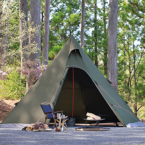 Amazon | [クイックキャンプ] ポリコットン ワンポールテント 3点