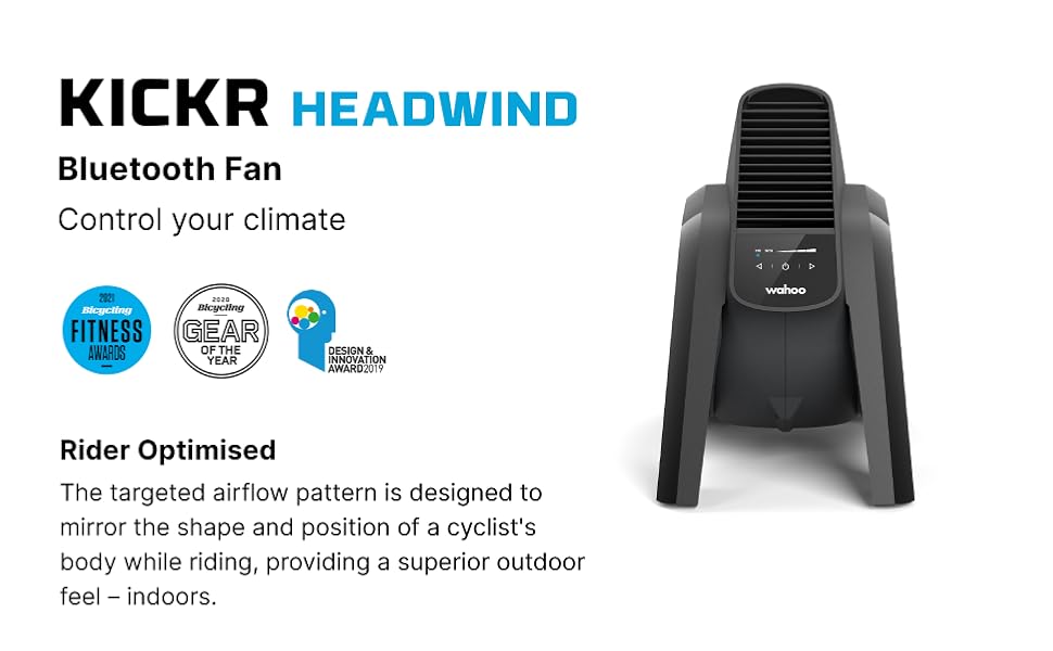 Amazon.com: Wahoo KICKR HEADWIND Heartrate/Speed Controlled