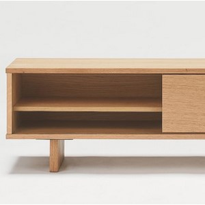 Amazon.co.jp: 無印良品 オーク材AVラック薄型(引戸)・幅150cm 幅150