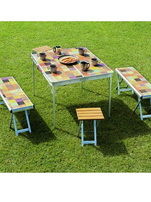 Amazon | Coleman(コールマン) テーブル ナチュラルモザイクファミリー