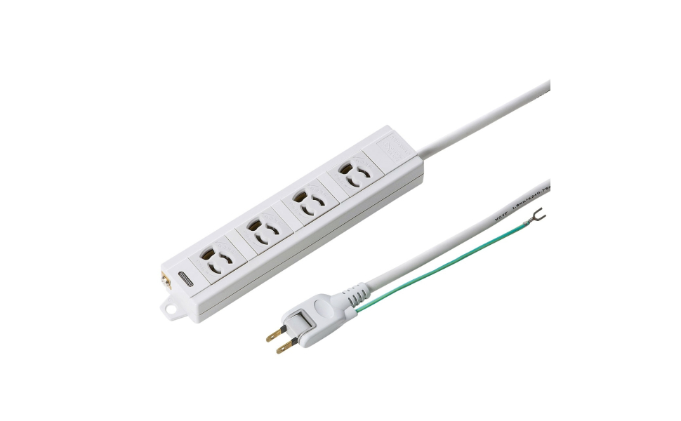 Amazon.co.jp: サンワサプライ(Sanwa Supply) 電源タップ 4個口・3P