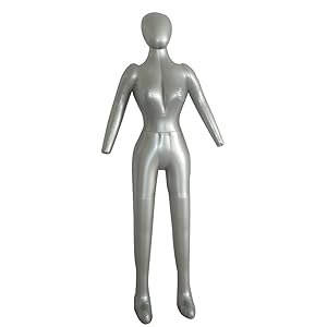 Amazon | HAMILO マネキン 女性 等身大 全身 ディスプレイ 空気 展示