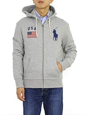 Polo Ralph Lauren USAフラッグ ジップパーカー M Amazon.co.jp: (ポロ