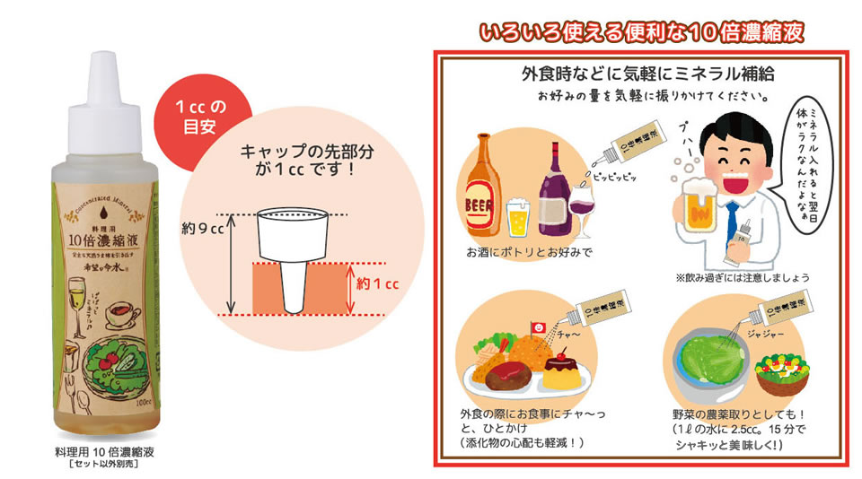 Amazon.co.jp: JES 料理用 ぱぱっと ミネラル 希望の命水 (旧： 希望の