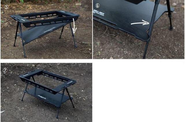 マイオン ミニ キャンプ サイド 補助 折り畳み ウッドバーナーテーブル