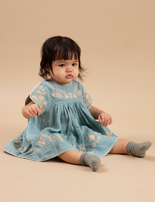 Apolina Stevie Dress pool 2-3y