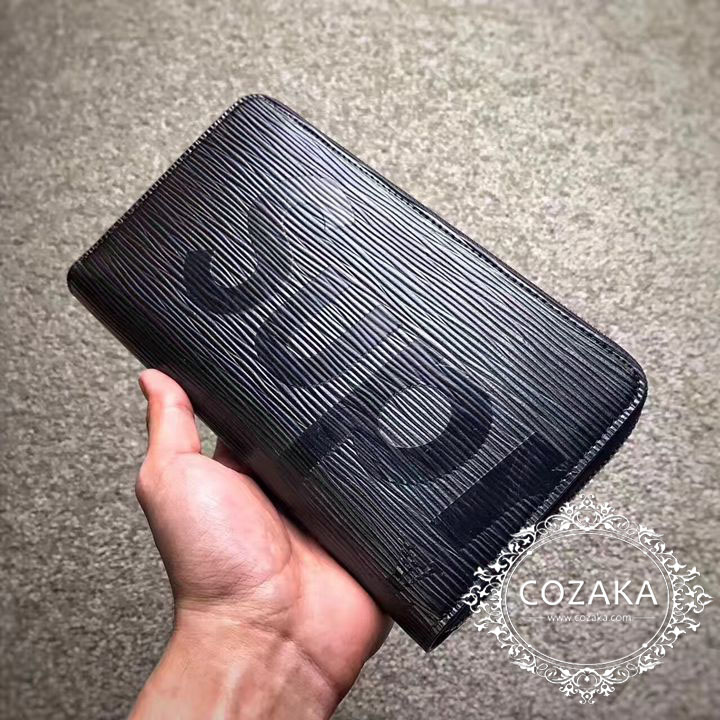ルイヴィトン×シュプリーム 長財布 エピ louis vuittonxsupreme 財布