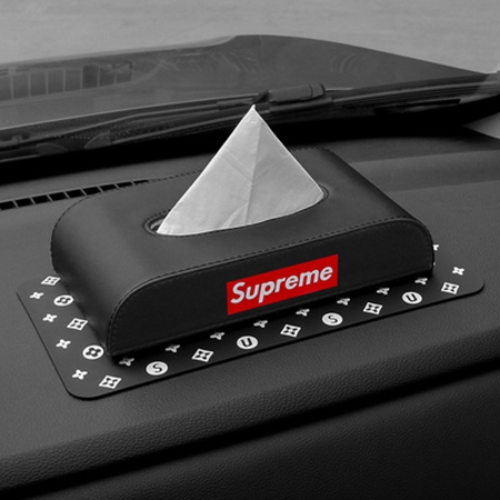 シュプリーム supreme ティッシュケース オシャレ 革 高級 インテリア