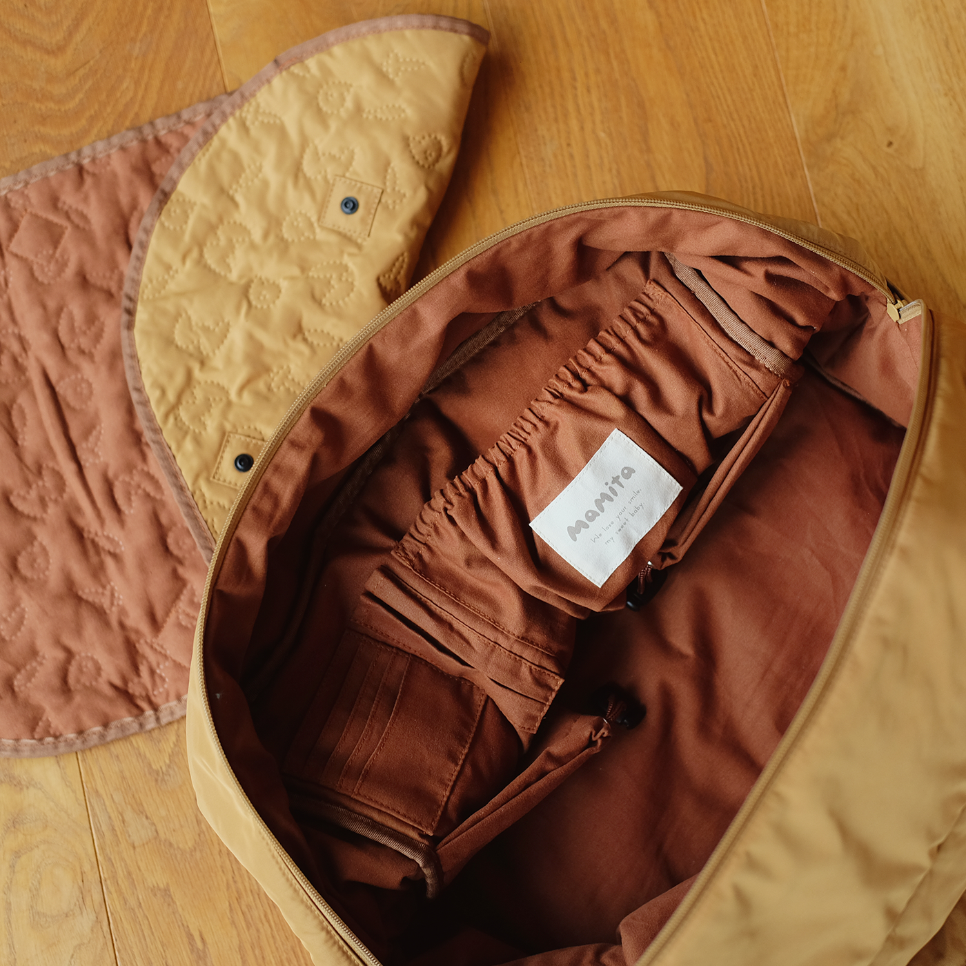 mamita Mother's Bag - キャラメル&チョコレート – mamita-mamita