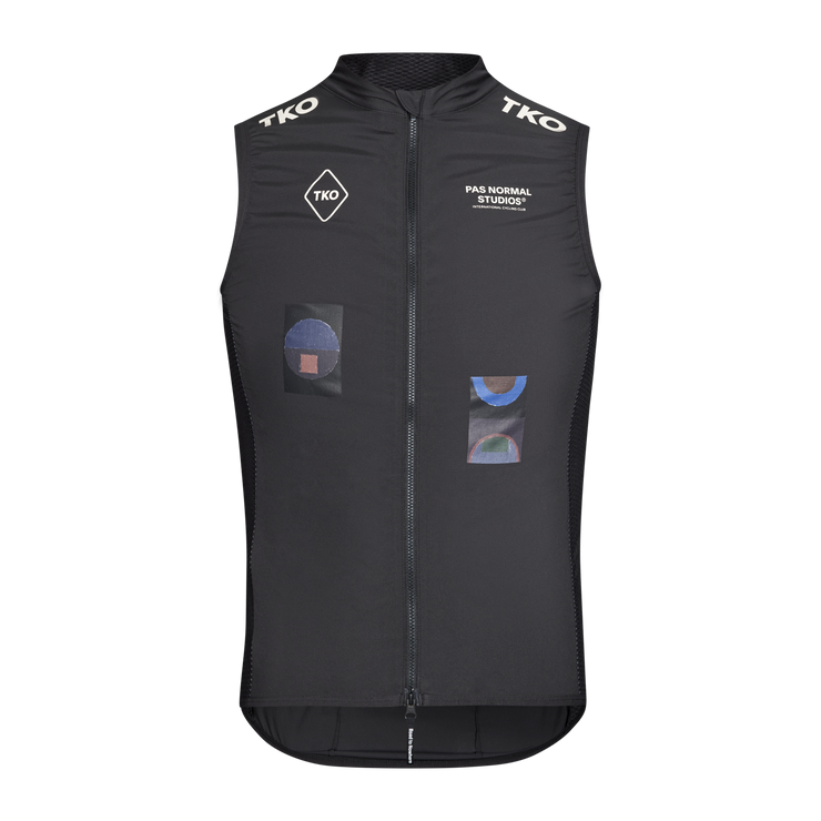PNS T.K.O. Mechanism Men's Stow Away Gilet Charcoal | Maats.cc