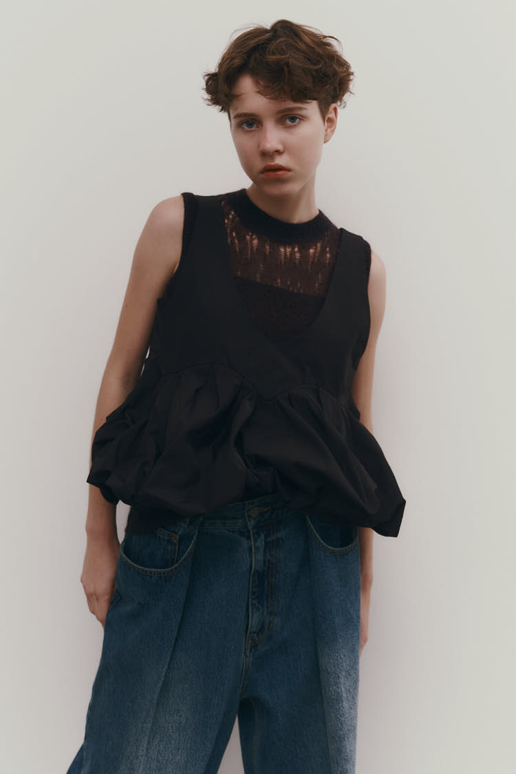 ギャバジンフォルムトップス | MACHATT ONLINE STORE