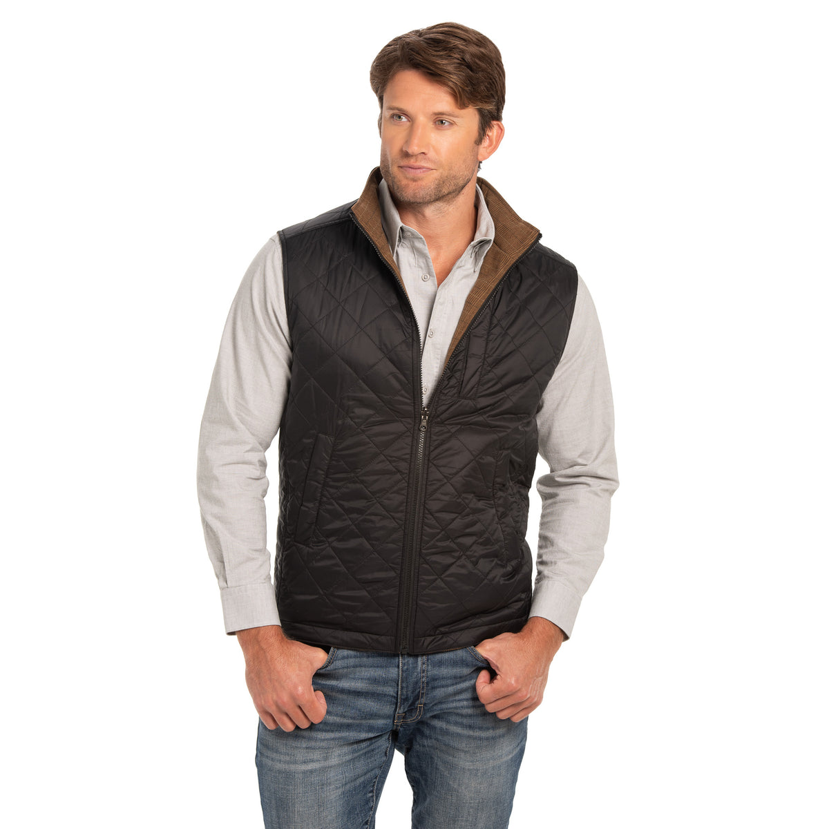 Sautee Nylon & Wool Reversible Vest - Madison Creek Outfitters