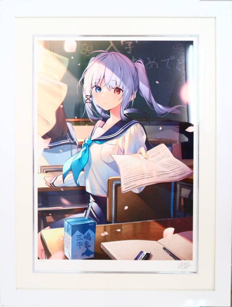 買取しました！】版画 三嶋くろね「クラスメイトになった君