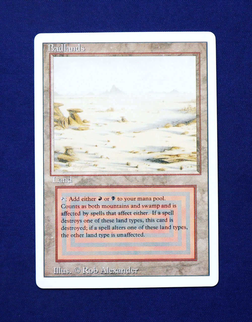 Badlands from Revised Edition (3ED) MTG Proxy - magic-cardplus
