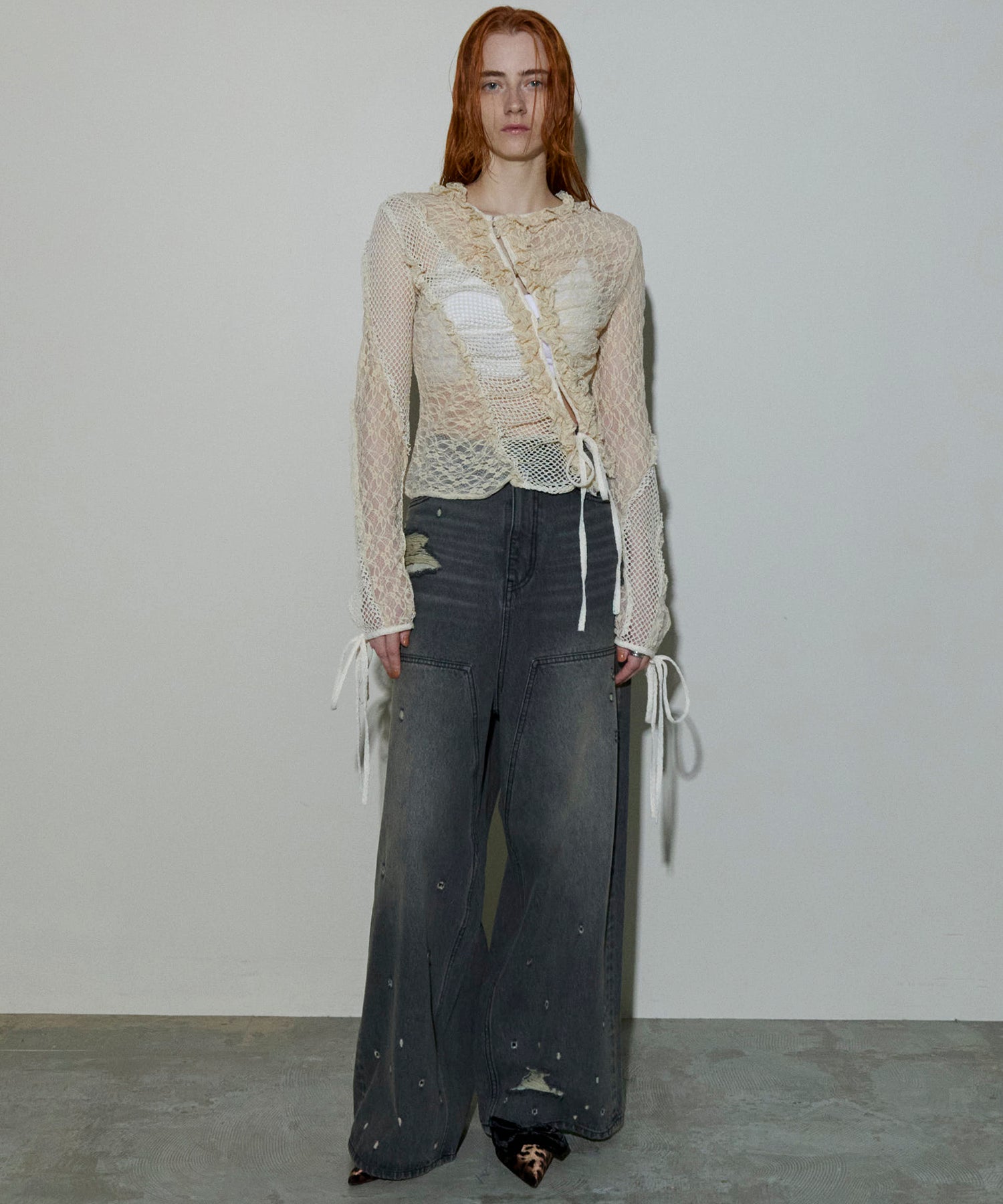 SALE】2way Ribbon Mule