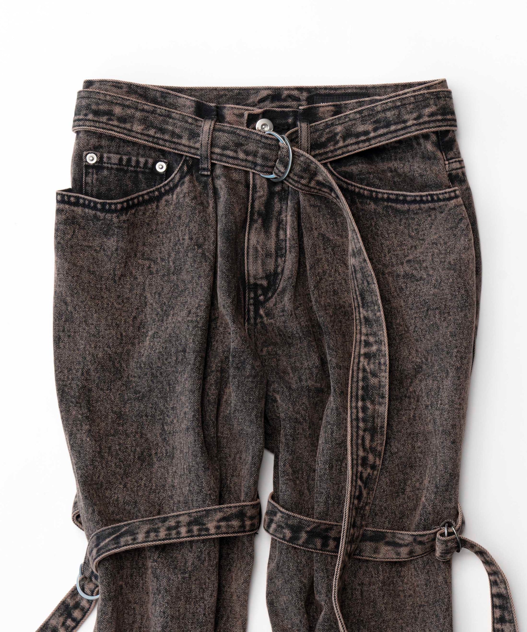 SALE】Bondage Denim Pants