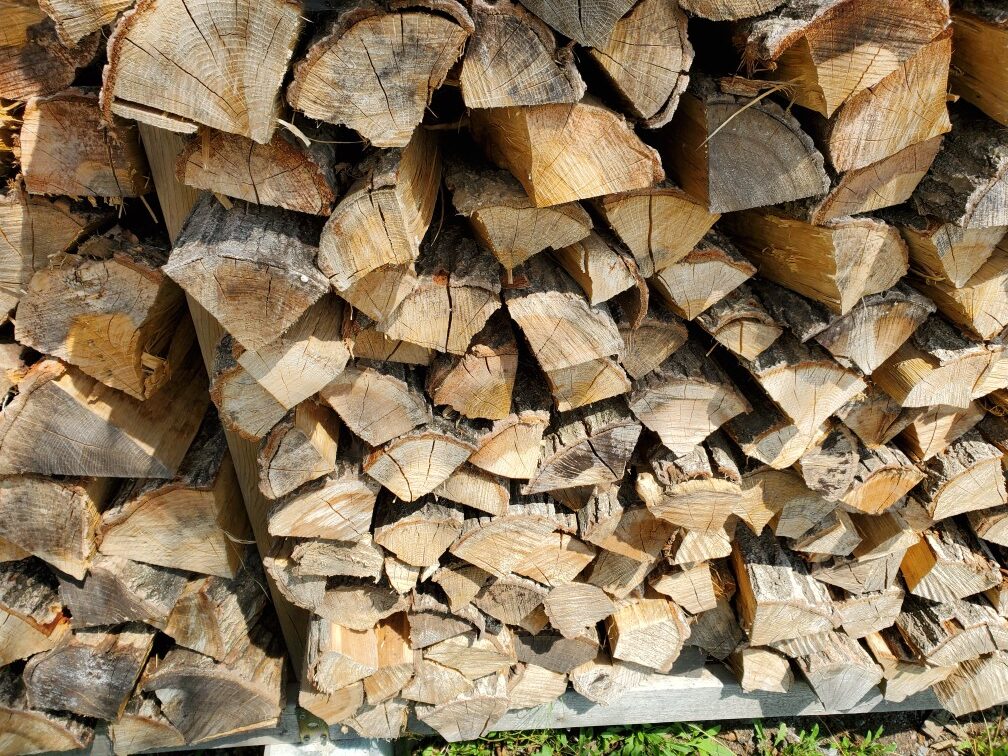 乾燥 薪 1㎥軽トラ1台分大盛約300kg 宇都宮 広葉樹 引