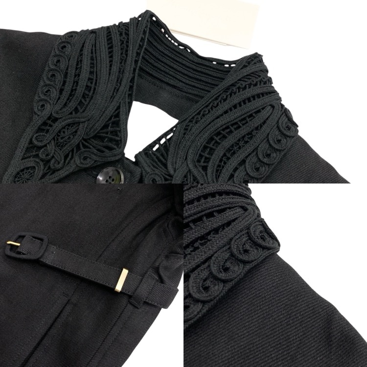 Mame Kurogouchi マメクロゴウチ Cord Embroidery Detail Denim Jacket