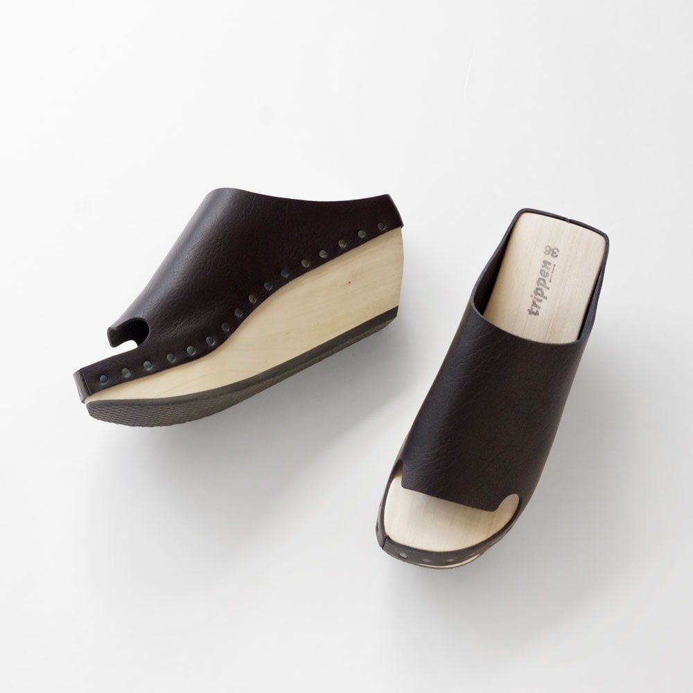 trippen トリッペン : Parasol パラソル サンダル（Black) | Shoes