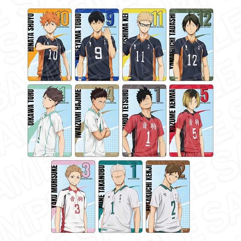 アニメ「ハイキュー!!」 クリアファイルセット 青葉城西高校【2024年9