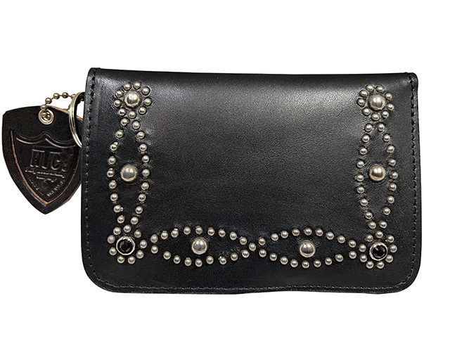 HTC エイチティーシー T-2 Wallet STUDS STONE BLACK/BLACK ミドル