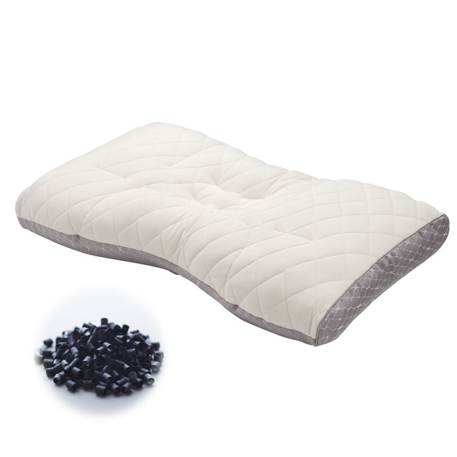 西川 ファインクオリティ 枕 【低】 ロー 備長炭パイプ ファイン