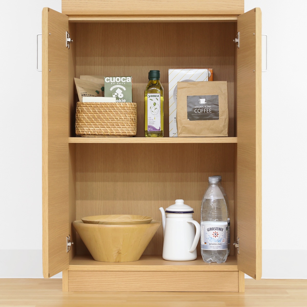 5月8日までの期間限定値下げ！】食器棚 ベアルモ BRM-1855DGH 白井産業