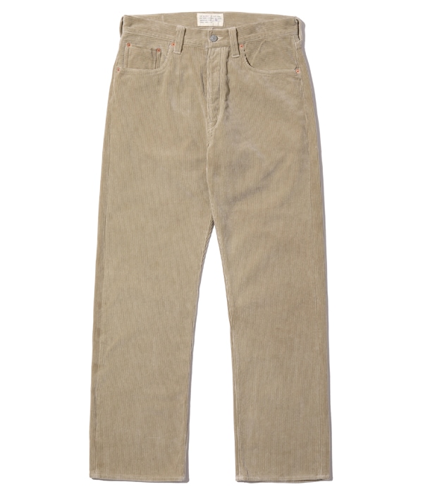 Lot No. SC42349 / 9W CORDUROY 5POCKET PANTS 1947 MODEL - SUGAR