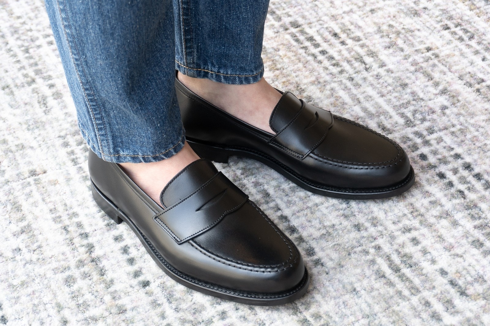 クロケットアンドジョーンズ ビジネスシューズ ローファー メンズ 7 1/2