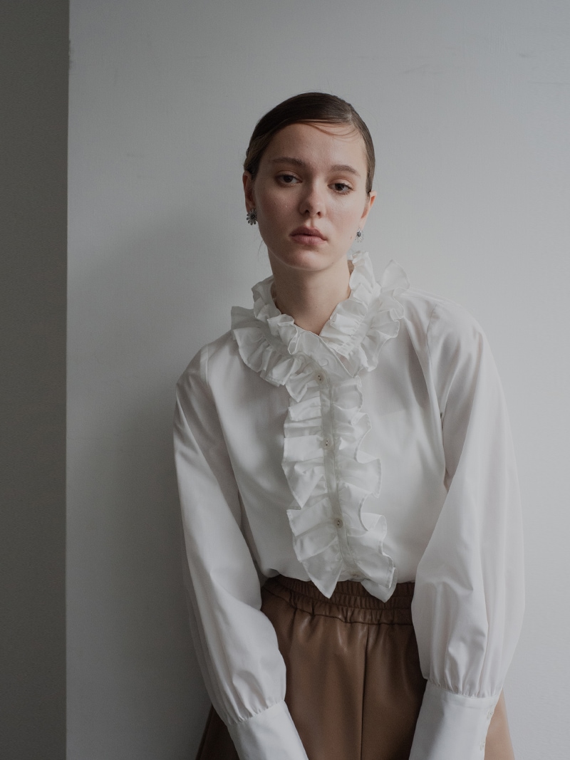 ワイドフリルブラウス | Tops,ブラウス | | TREFLE＋1（トレフルプラス