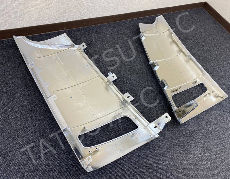 メッキ コーナーパネル 左右セット 三菱ふそう ベストワンファイター