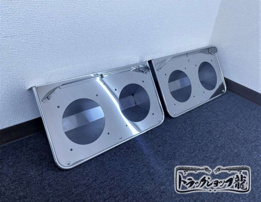 ステンレス 丸形 スカイラインテールランプ用 ブラケット 2連 2個